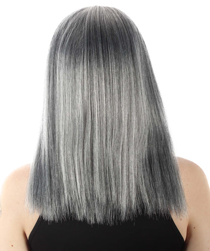 Grey Straight Length Diva Wig