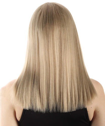 Beige Straight Length Diva Wig