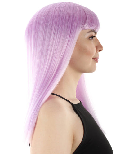 Light Purple Straight Length Diva Wig