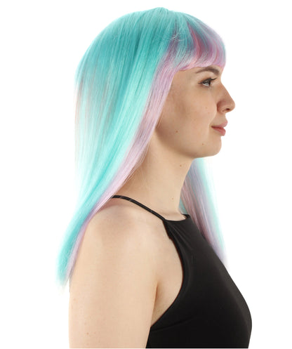 Mixed Pink Straight Length Diva Wig