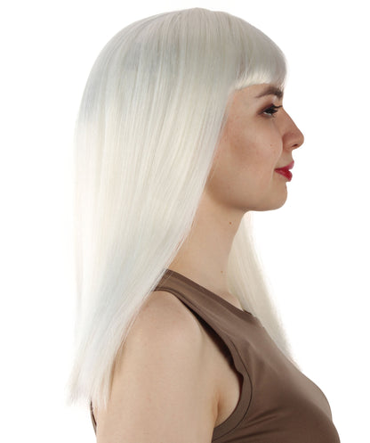 White Straight Length Diva Wig