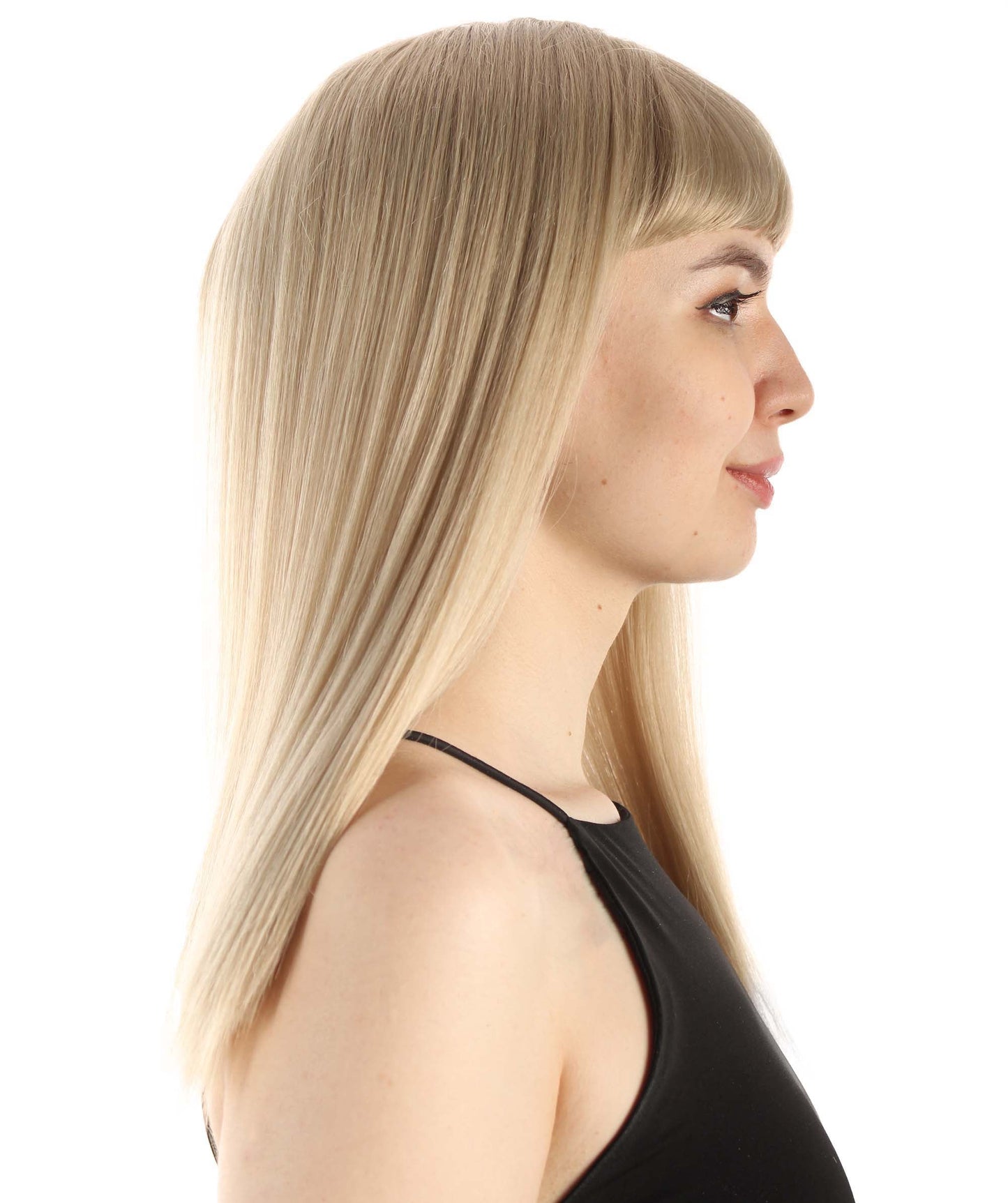 Beige Straight Length Diva Wig
