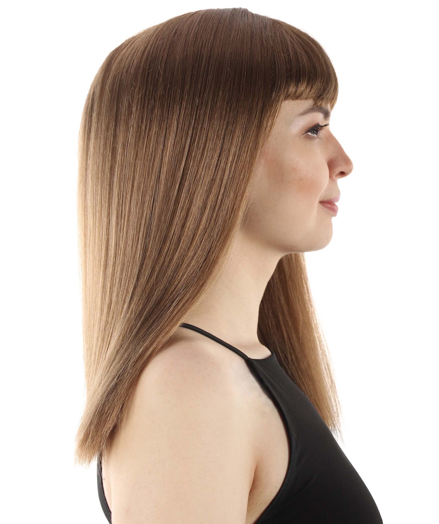 Light Brown Straight Length Diva Wig