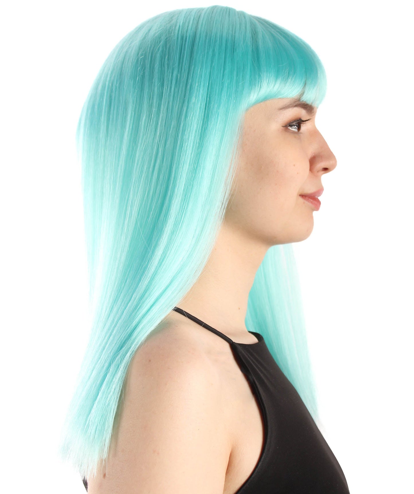 Light Blue Straight Length Diva Wig