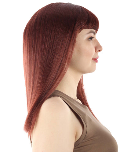 Dark Brown Straight Length Diva Wig