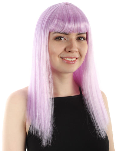 Light Purple Straight Length Diva Wig