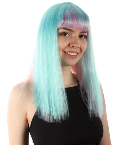 Mixed Pink Straight Length Diva Wig
