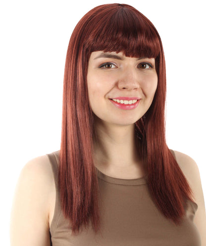 Dark Brown Straight Length Diva Wig