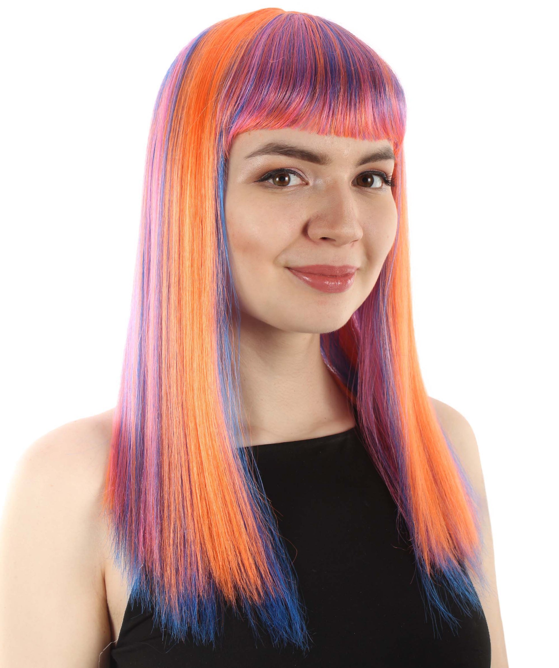 Pink Ombre Straight Length Diva Wig