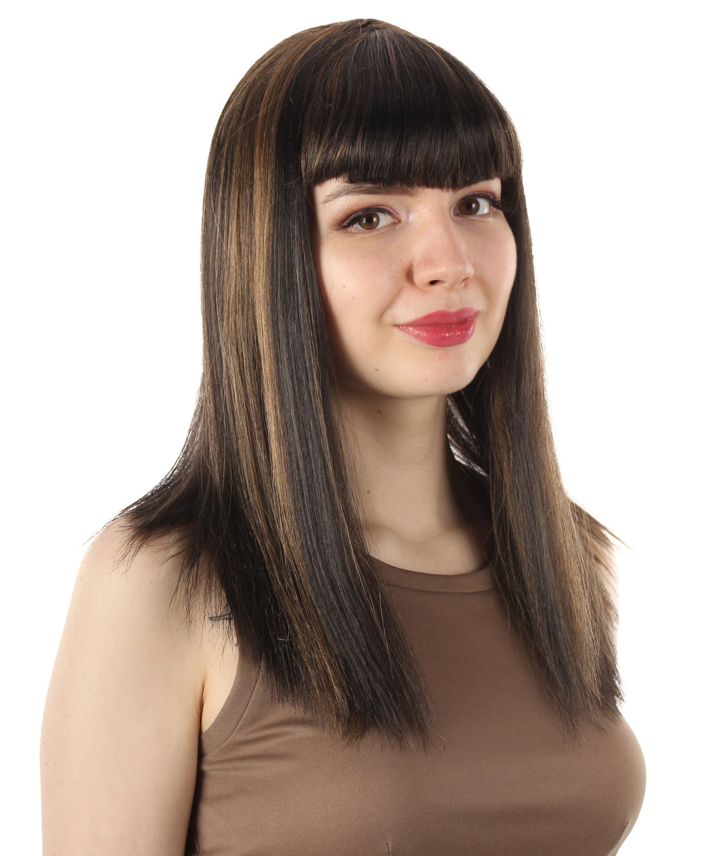 Auburn Blonde Straight Length Diva Wig