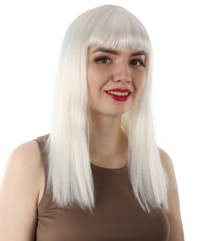 White Straight Length Diva Wig