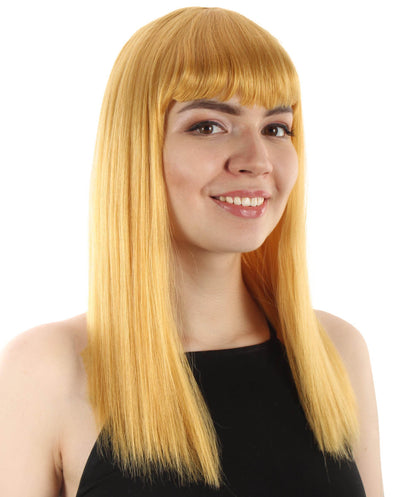 Gold Straight Length Diva Wig