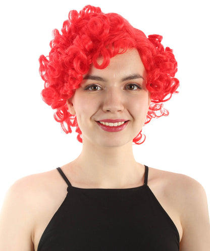 Doll Curly Womens Wig Collection | Character Fancy Halloween Wig | Premium Breathable Capless Cap | HPO