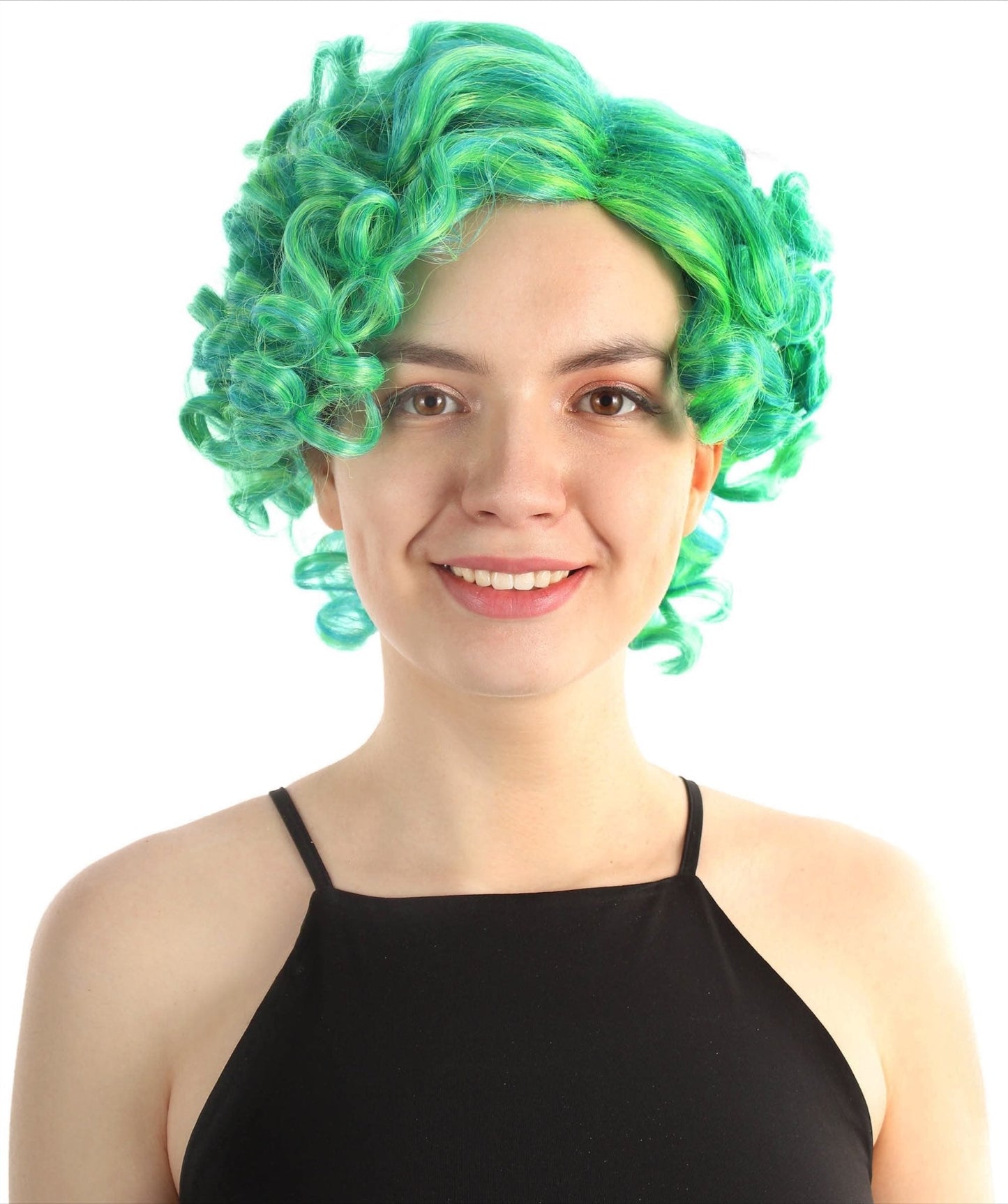 Doll Curly Womens Wig Collection | Character Fancy Halloween Wig | Premium Breathable Capless Cap | HPO