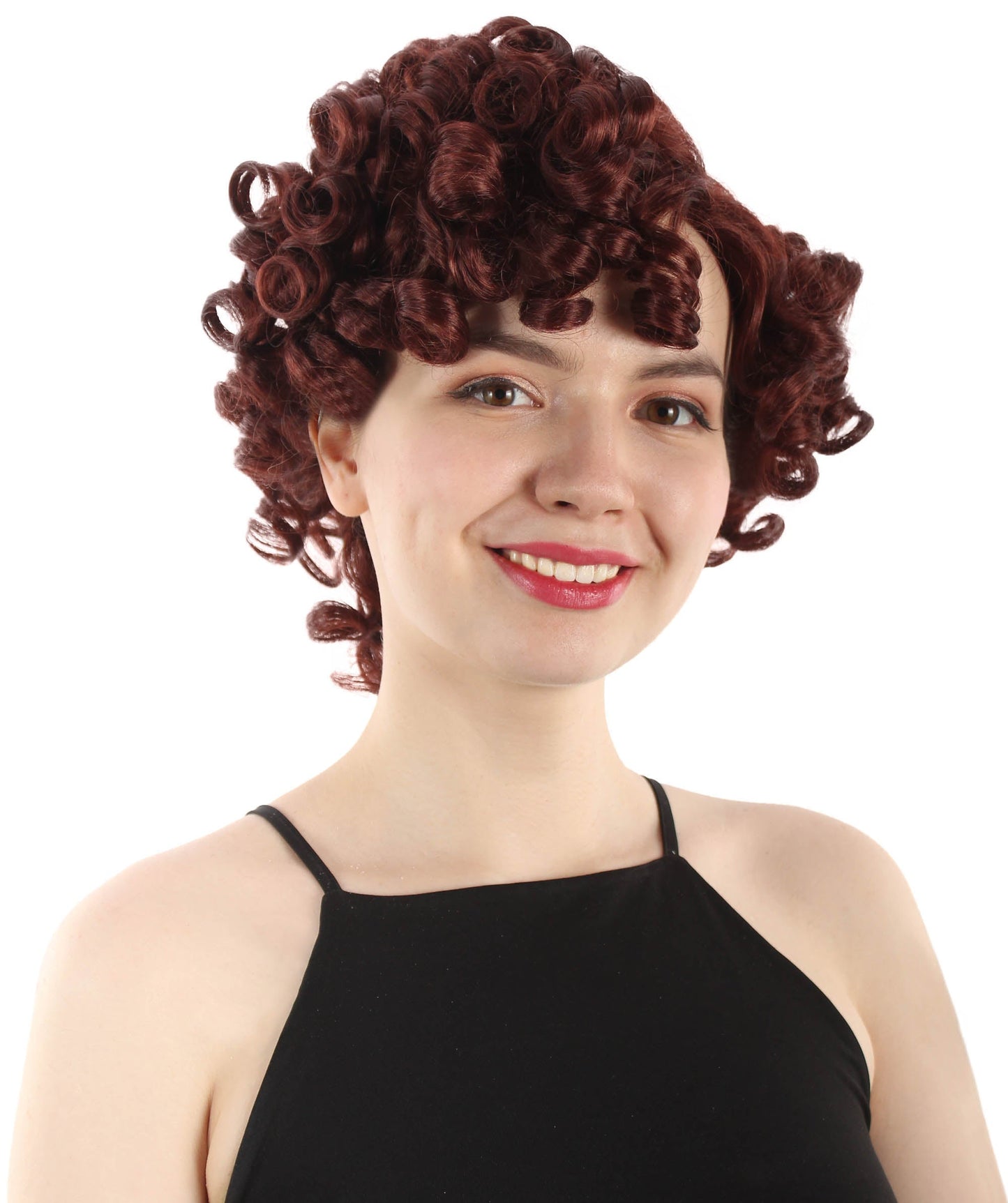 Doll Curly Womens Wig Collection | Character Fancy Halloween Wig | Premium Breathable Capless Cap | HPO