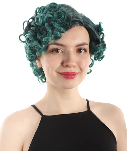 Doll Curly Womens Wig Collection | Character Fancy Halloween Wig | Premium Breathable Capless Cap | HPO