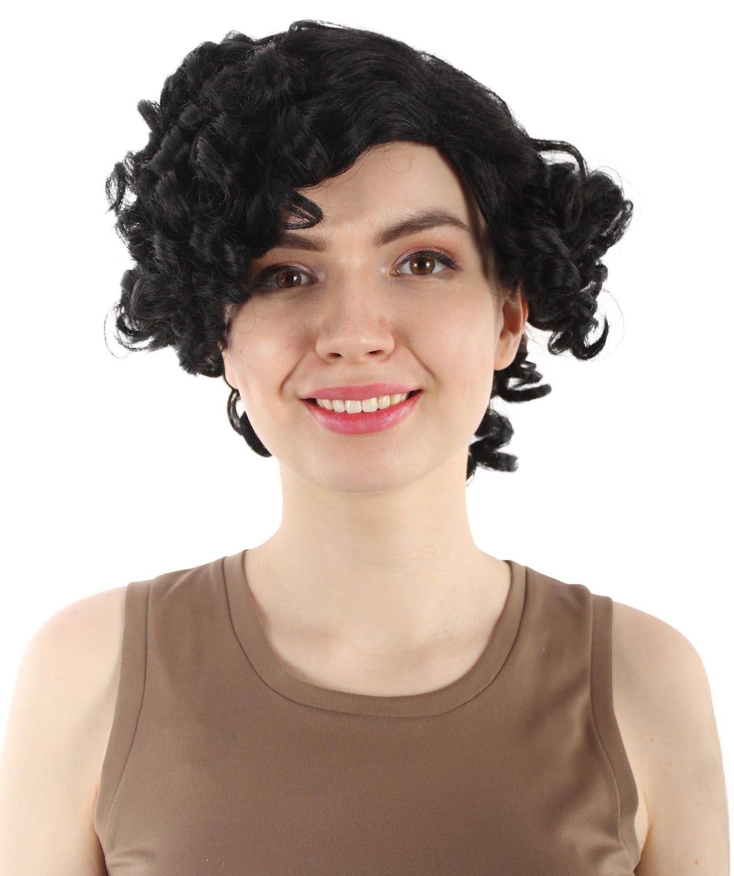 Doll Curly Womens Wig Collection | Character Fancy Halloween Wig | Premium Breathable Capless Cap | HPO