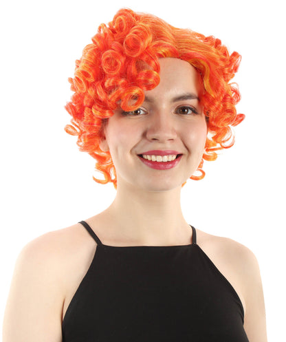 Doll Curly Womens Wig Collection | Character Fancy Halloween Wig | Premium Breathable Capless Cap | HPO