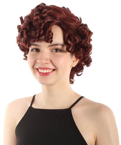 Doll Curly Womens Wig Collection | Character Fancy Halloween Wig | Premium Breathable Capless Cap | HPO