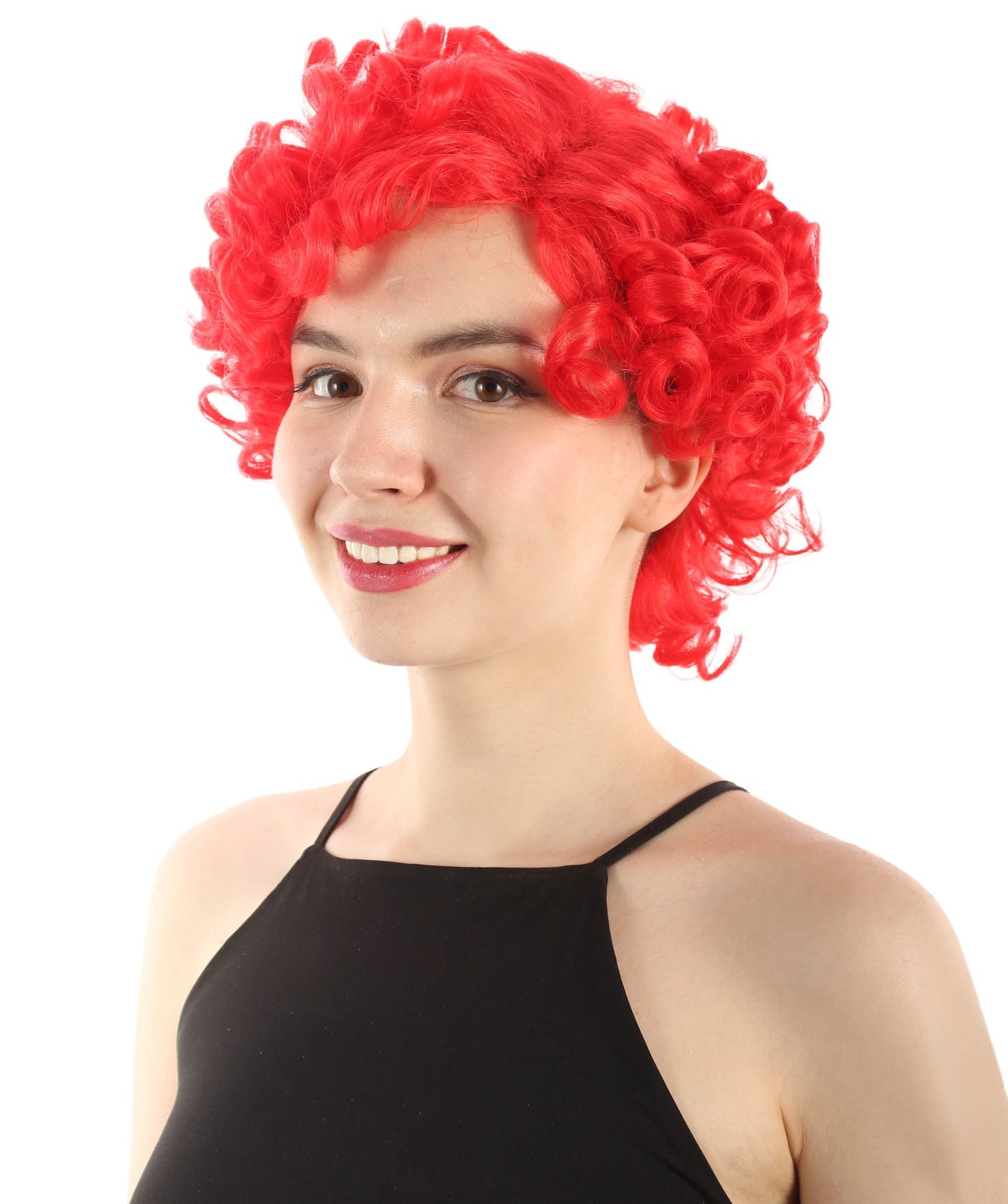 Doll Curly Womens Wig Collection | Character Fancy Halloween Wig | Premium Breathable Capless Cap | HPO