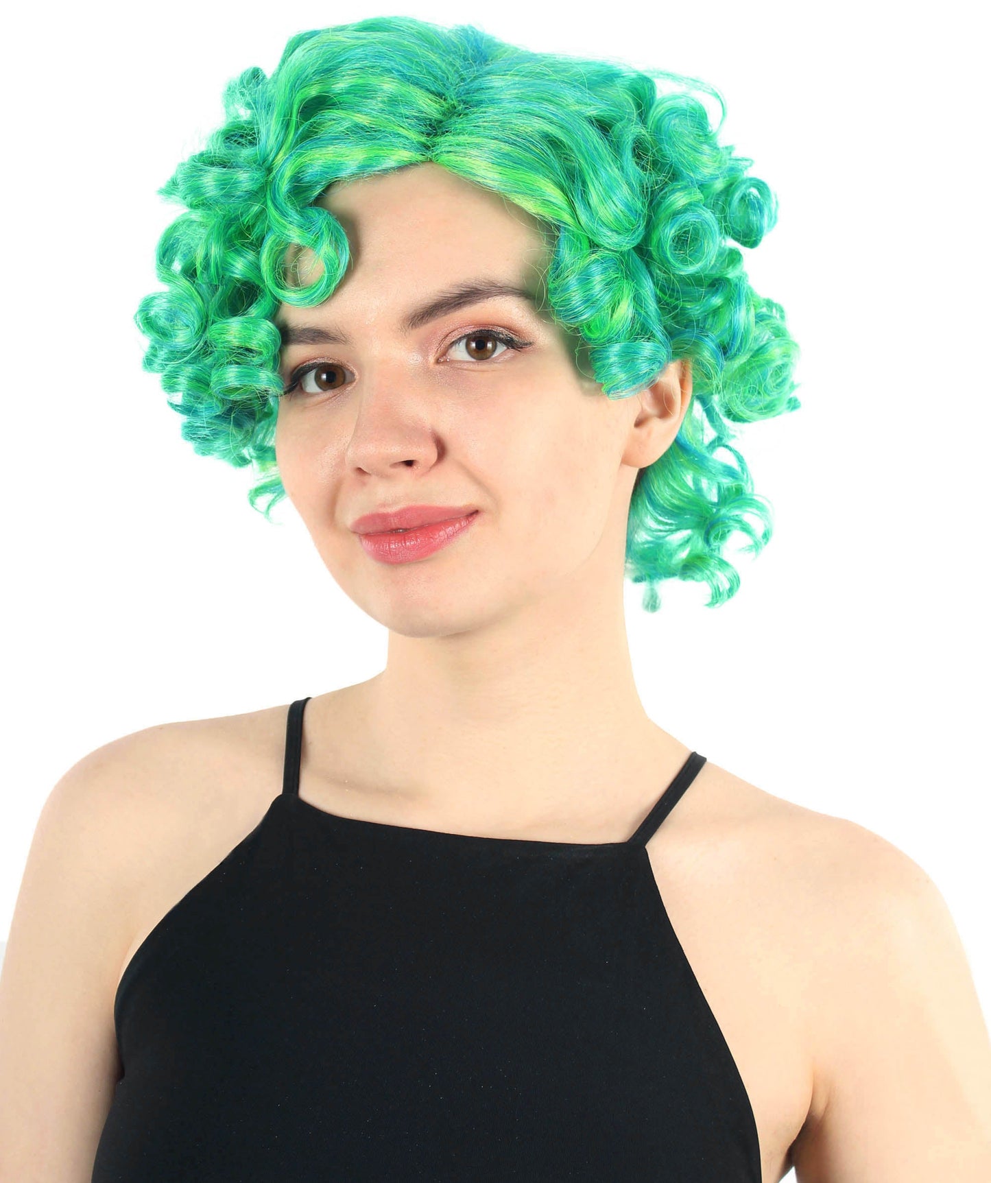 Doll Curly Womens Wig Collection | Character Fancy Halloween Wig | Premium Breathable Capless Cap | HPO