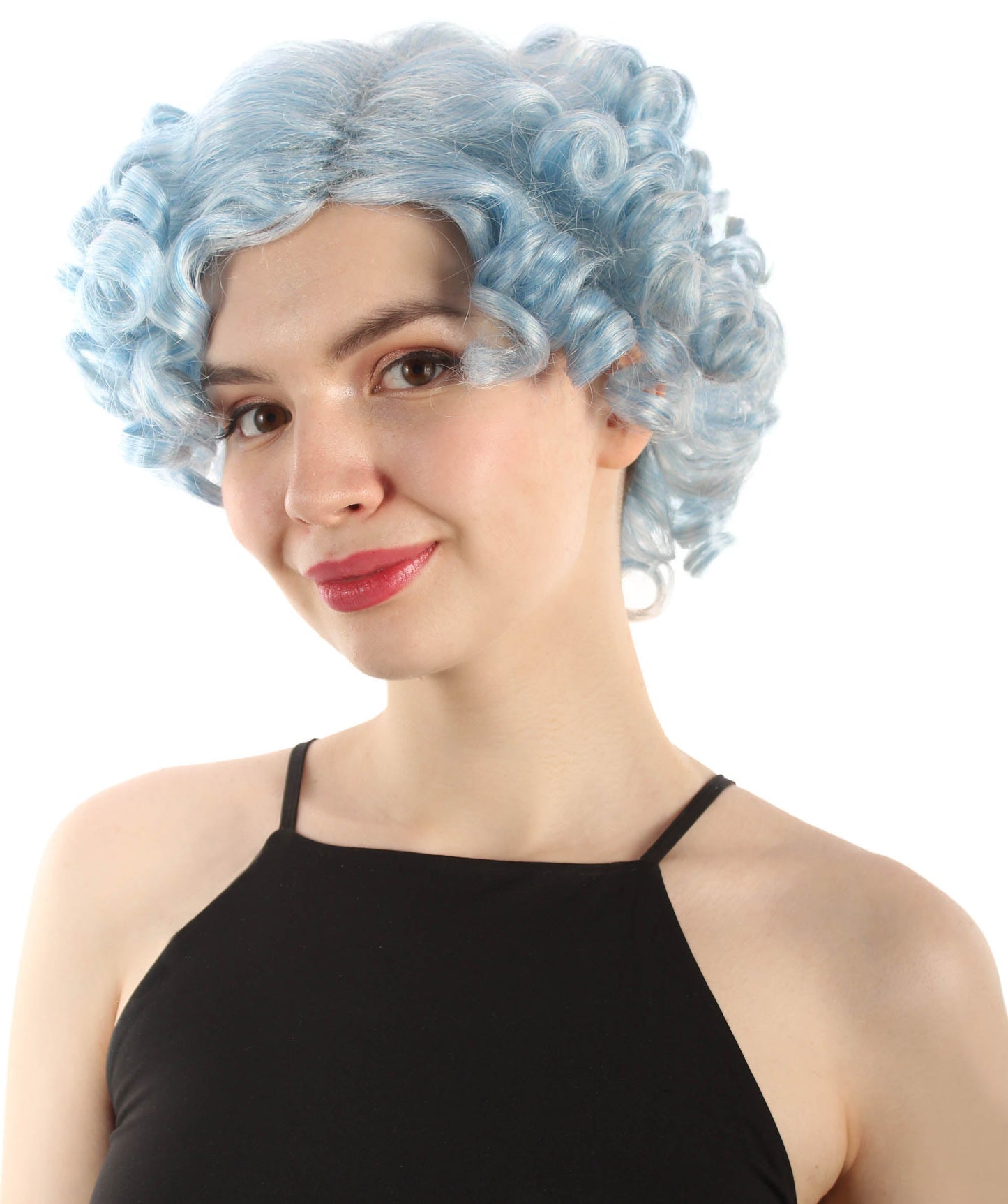 Doll Curly Womens Wig Collection | Character Fancy Halloween Wig | Premium Breathable Capless Cap | HPO