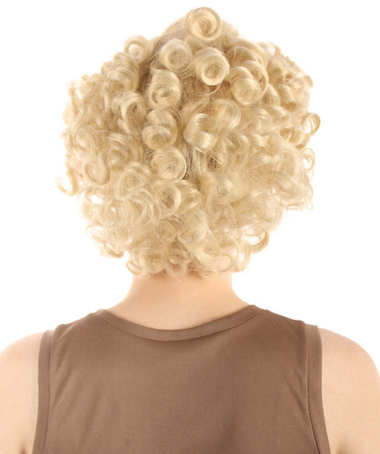 Doll Curly Womens Wig Collection | Character Fancy Halloween Wig | Premium Breathable Capless Cap | HPO