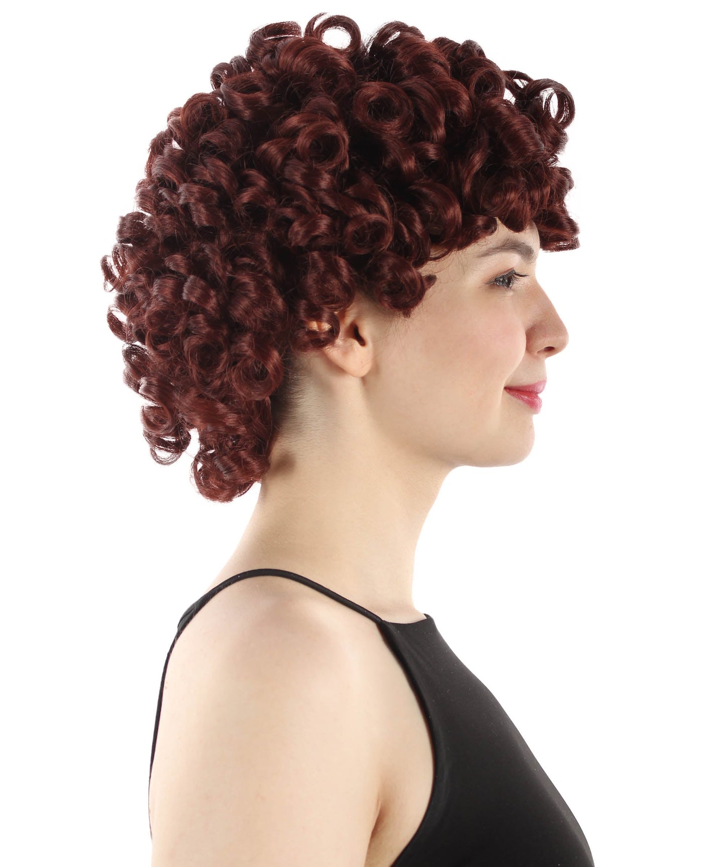 Doll Curly Womens Wig Collection | Character Fancy Halloween Wig | Premium Breathable Capless Cap | HPO