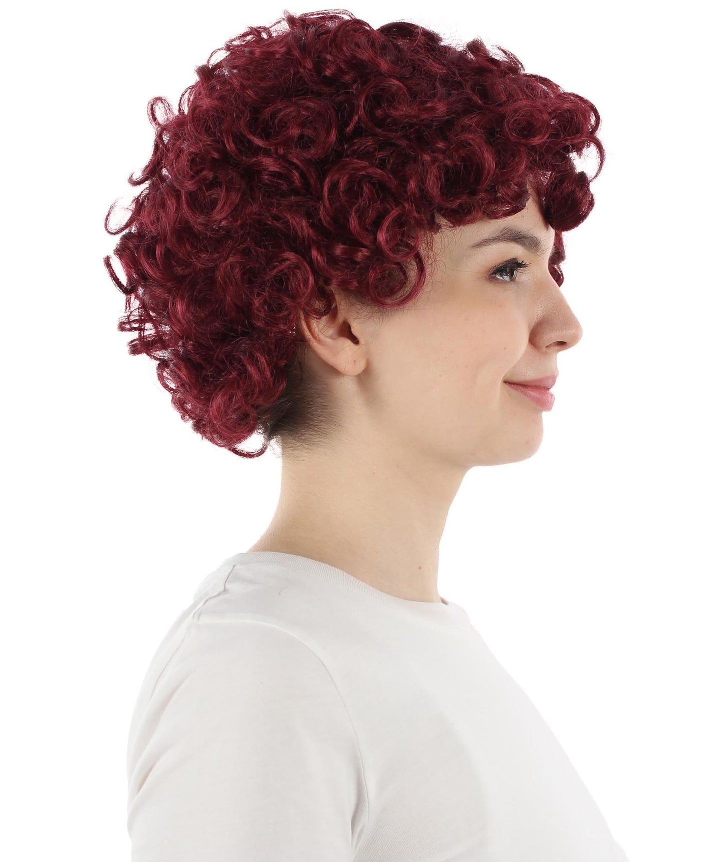 Doll Curly Womens Wig Collection | Character Fancy Halloween Wig | Premium Breathable Capless Cap | HPO