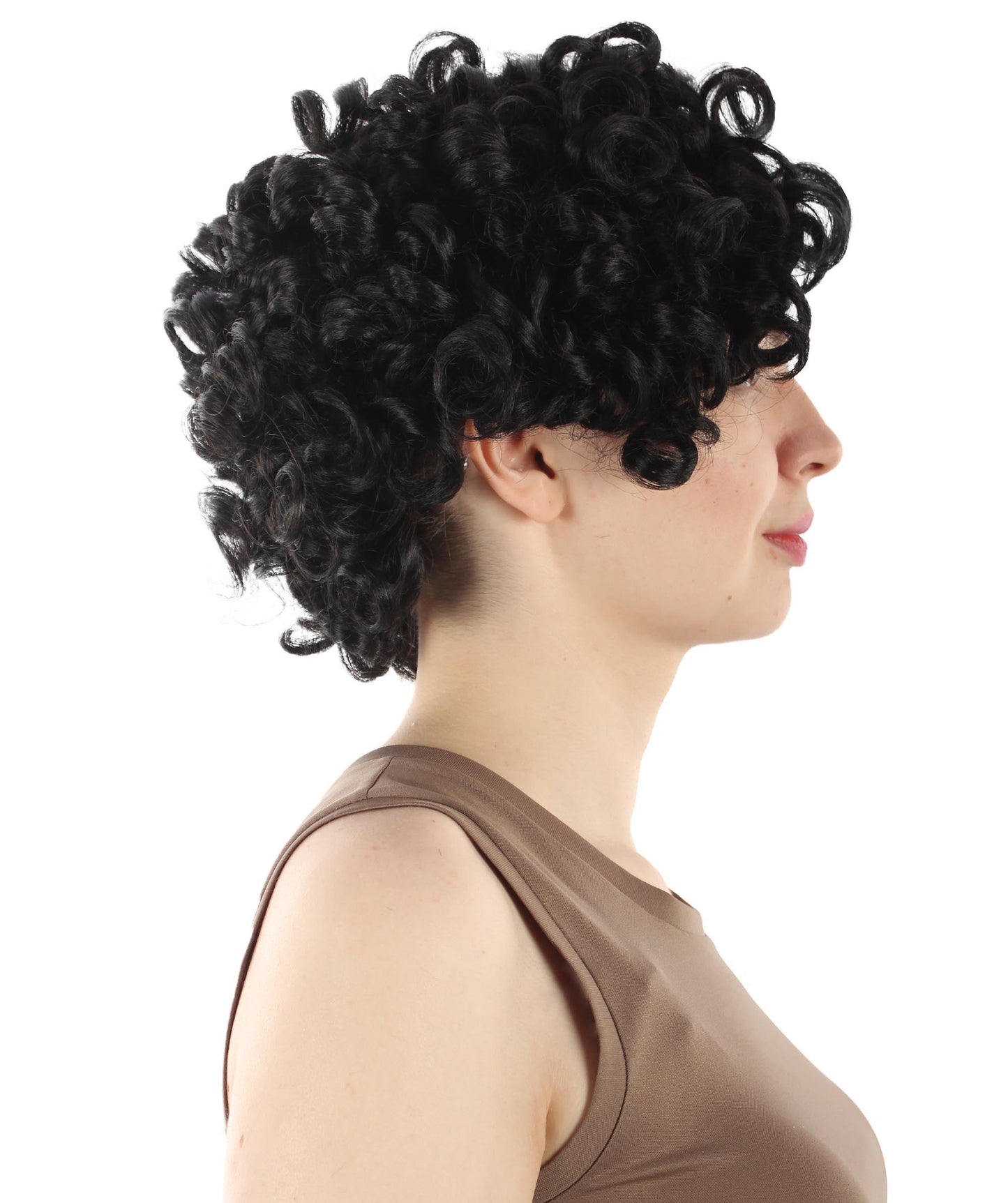 Doll Curly Womens Wig Collection | Character Fancy Halloween Wig | Premium Breathable Capless Cap | HPO