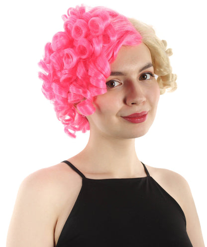 Doll Curly Womens Wig Collection | Character Fancy Halloween Wig | Premium Breathable Capless Cap | HPO