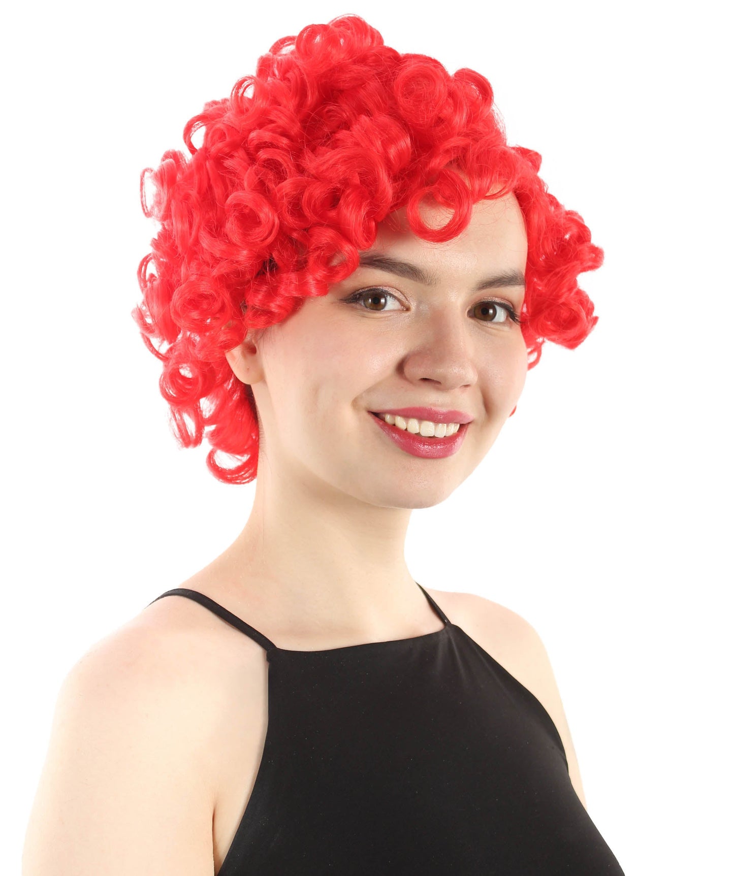 Doll Curly Womens Wig Collection | Character Fancy Halloween Wig | Premium Breathable Capless Cap | HPO