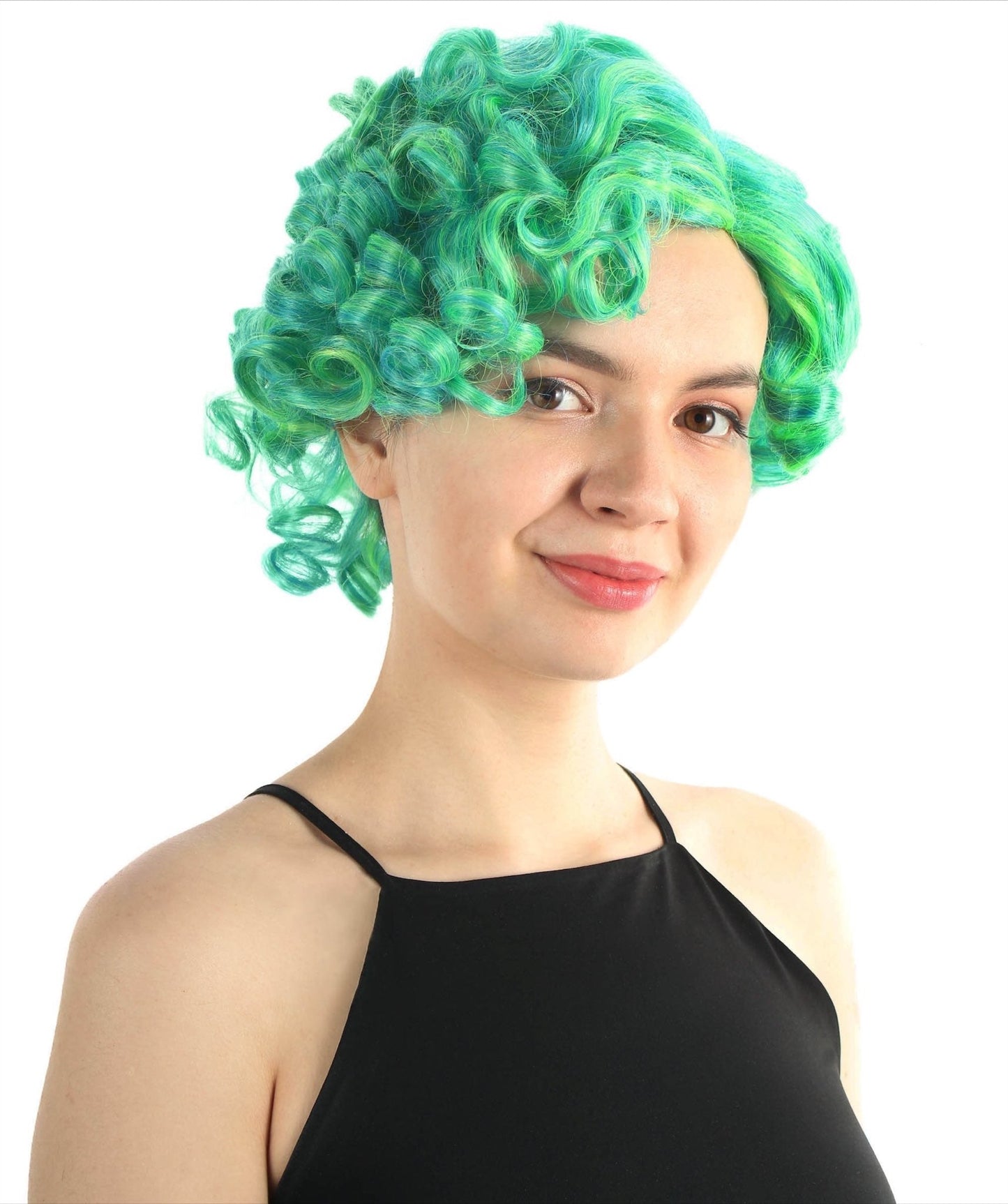 Doll Curly Womens Wig Collection | Character Fancy Halloween Wig | Premium Breathable Capless Cap | HPO