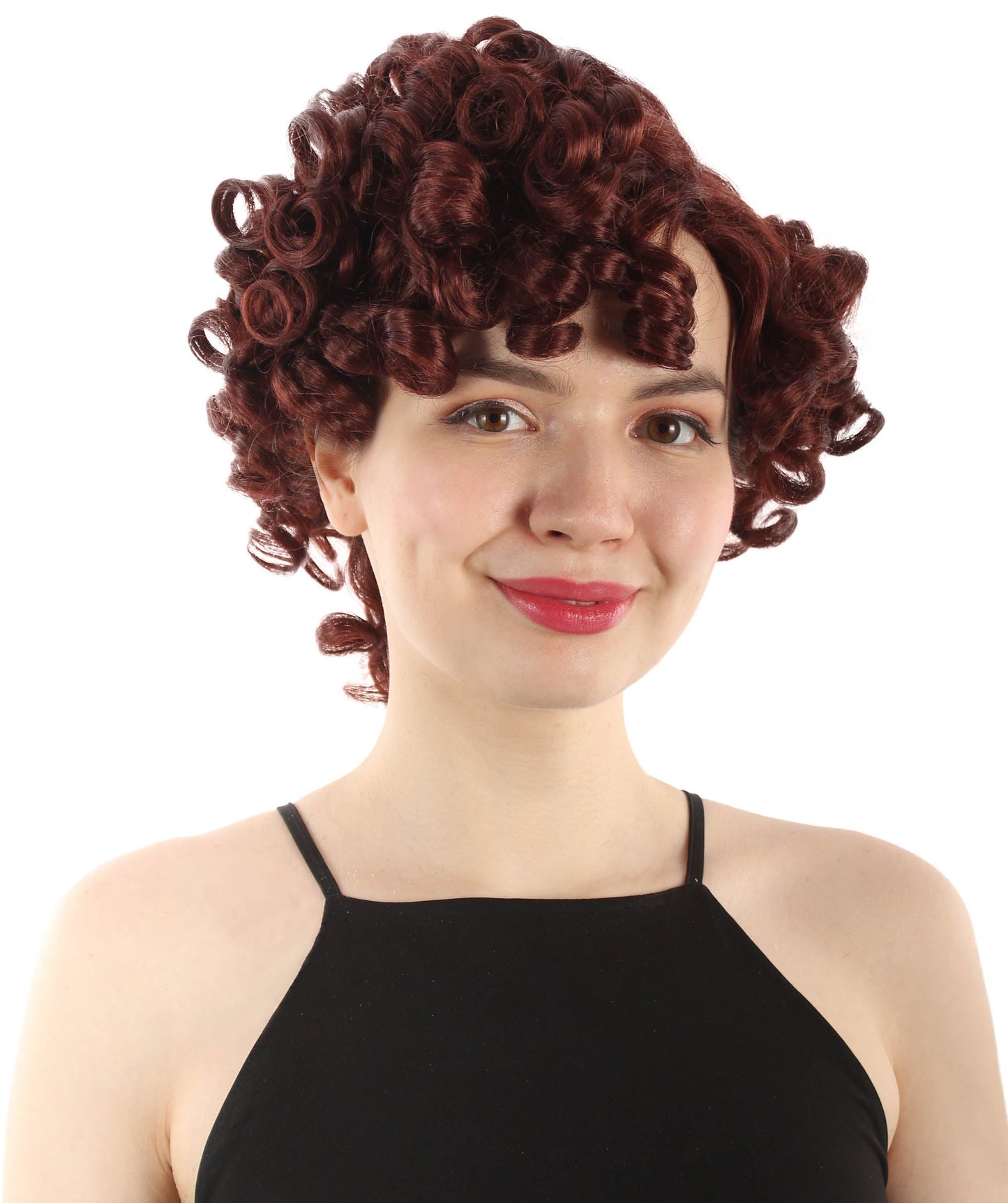 Doll Curly Womens Wig Collection | Character Fancy Halloween Wig | Premium Breathable Capless Cap | HPO