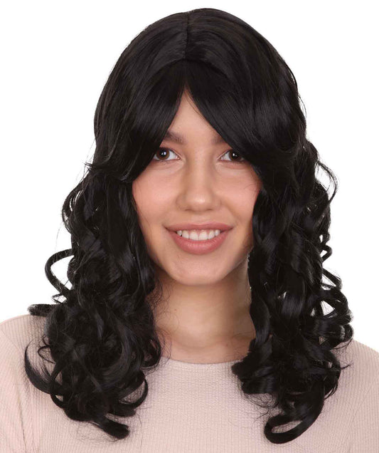 Long Black Wavy Women’s Wig