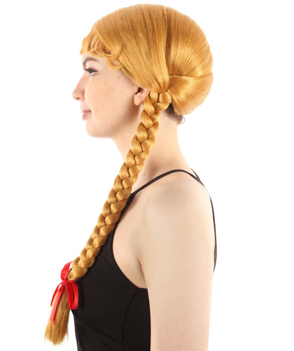 Gold Multiple Colors Option Long Braided Wig