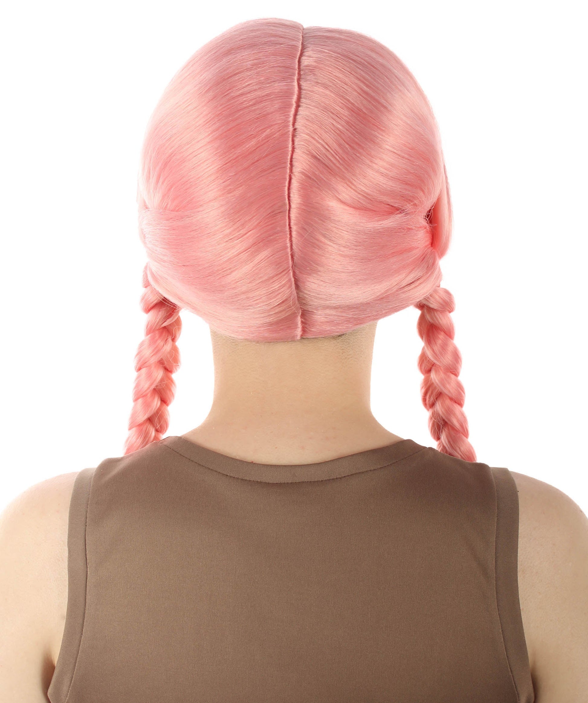 Pink Multiple Colors Option Long Braided Wig