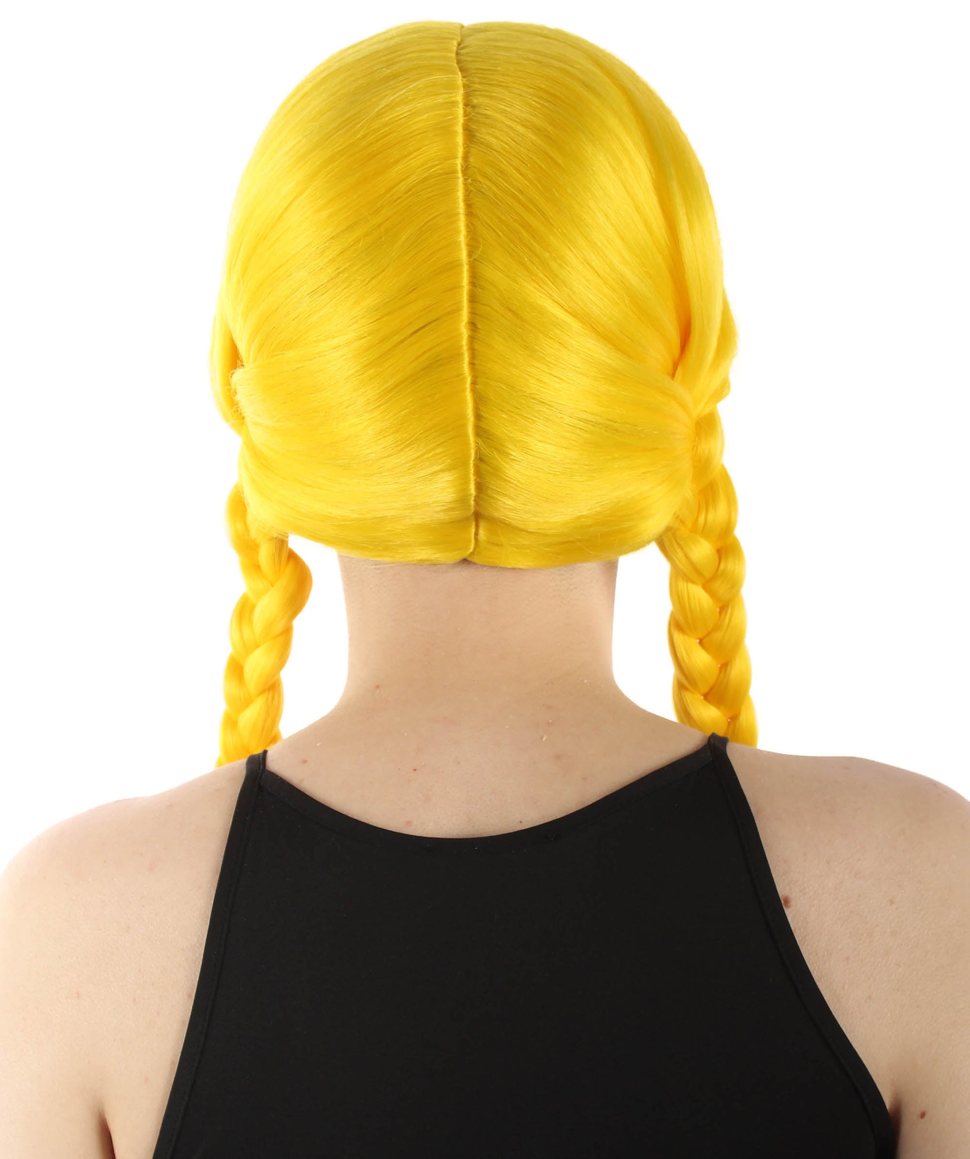 Yellow Multiple Colors Option Long Braided Wig