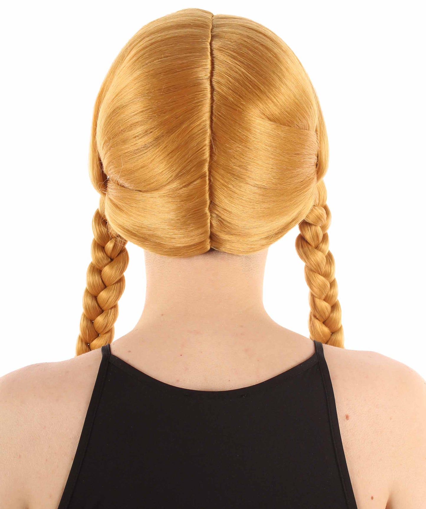 Gold Multiple Colors Option Long Braided Wig