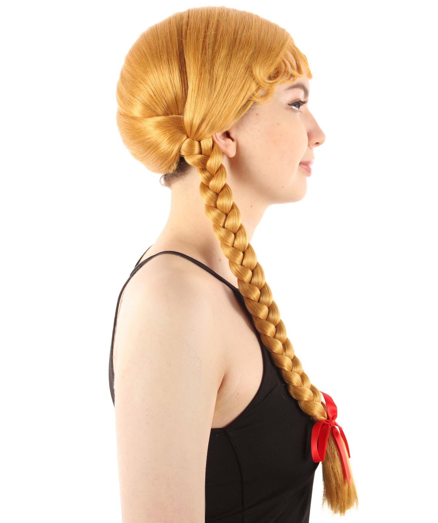 Gold Multiple Colors Option Long Braided Wig