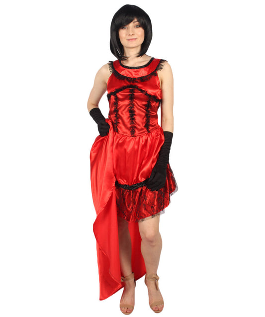 Women Bordello Lover Costume | Red Fancy Costume