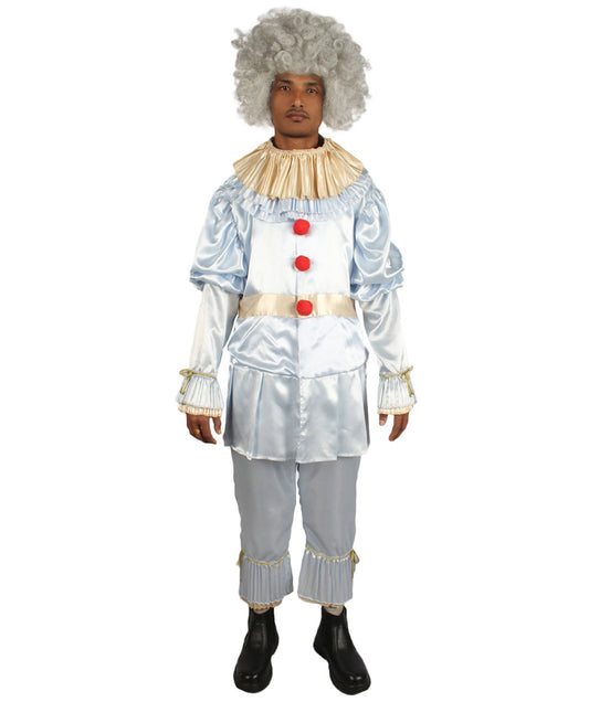 Men's IT Pennywise Costume | Silver Halloween Costume