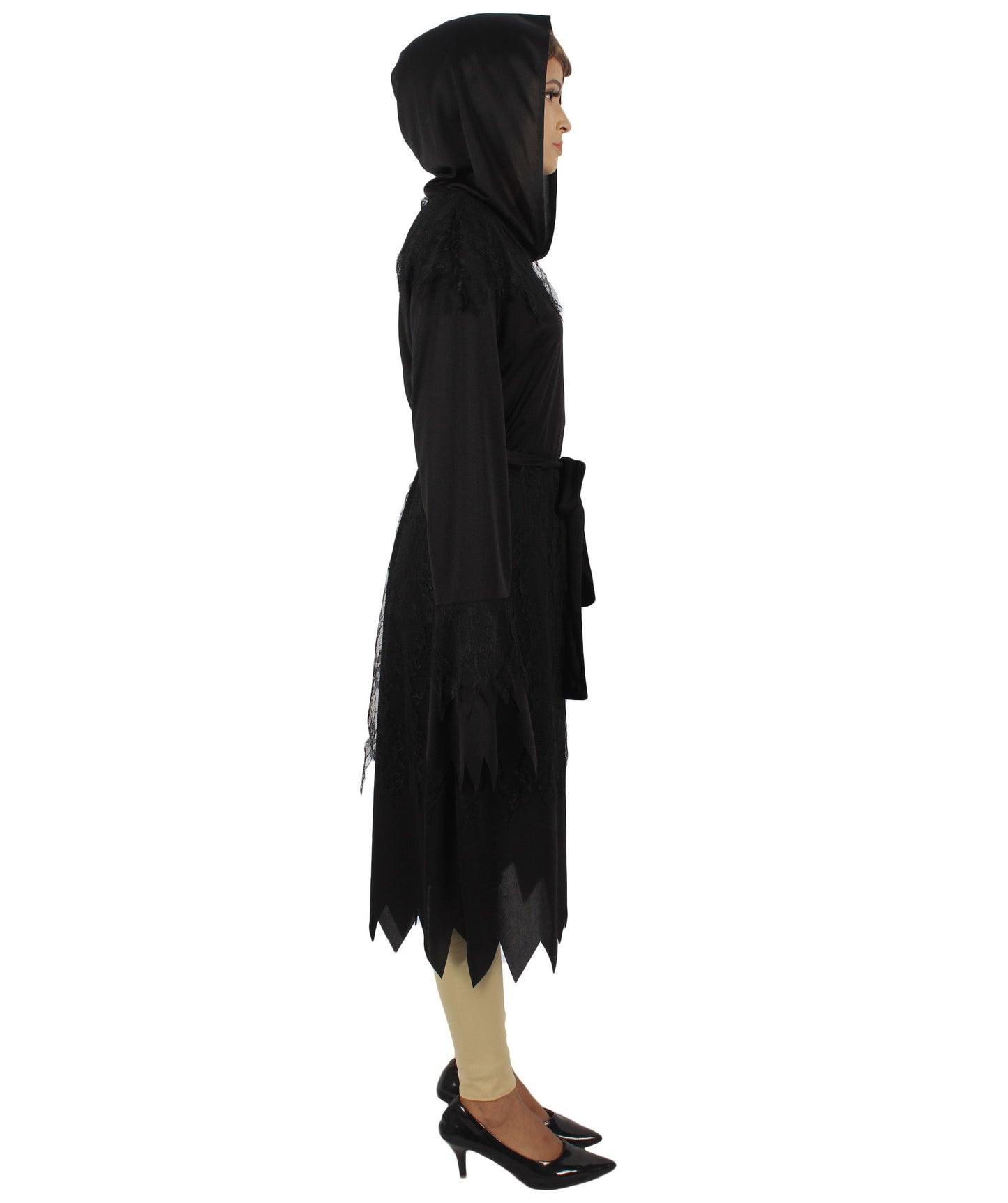 Women's Cloak of Darkness 2Pc Costume |  Black Halloween Costume