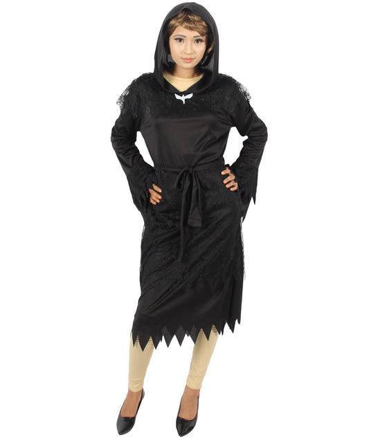 Women's Cloak of Darkness 2Pc Costume |  Black Halloween Costume