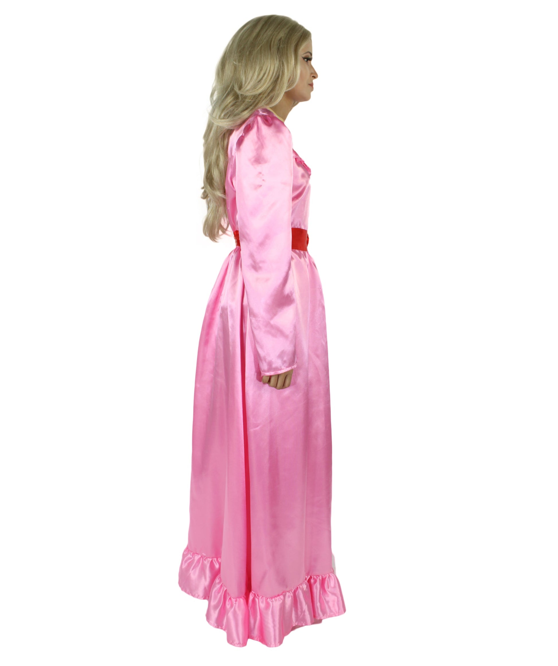 Pink Evil Doll Long Maxi Dress