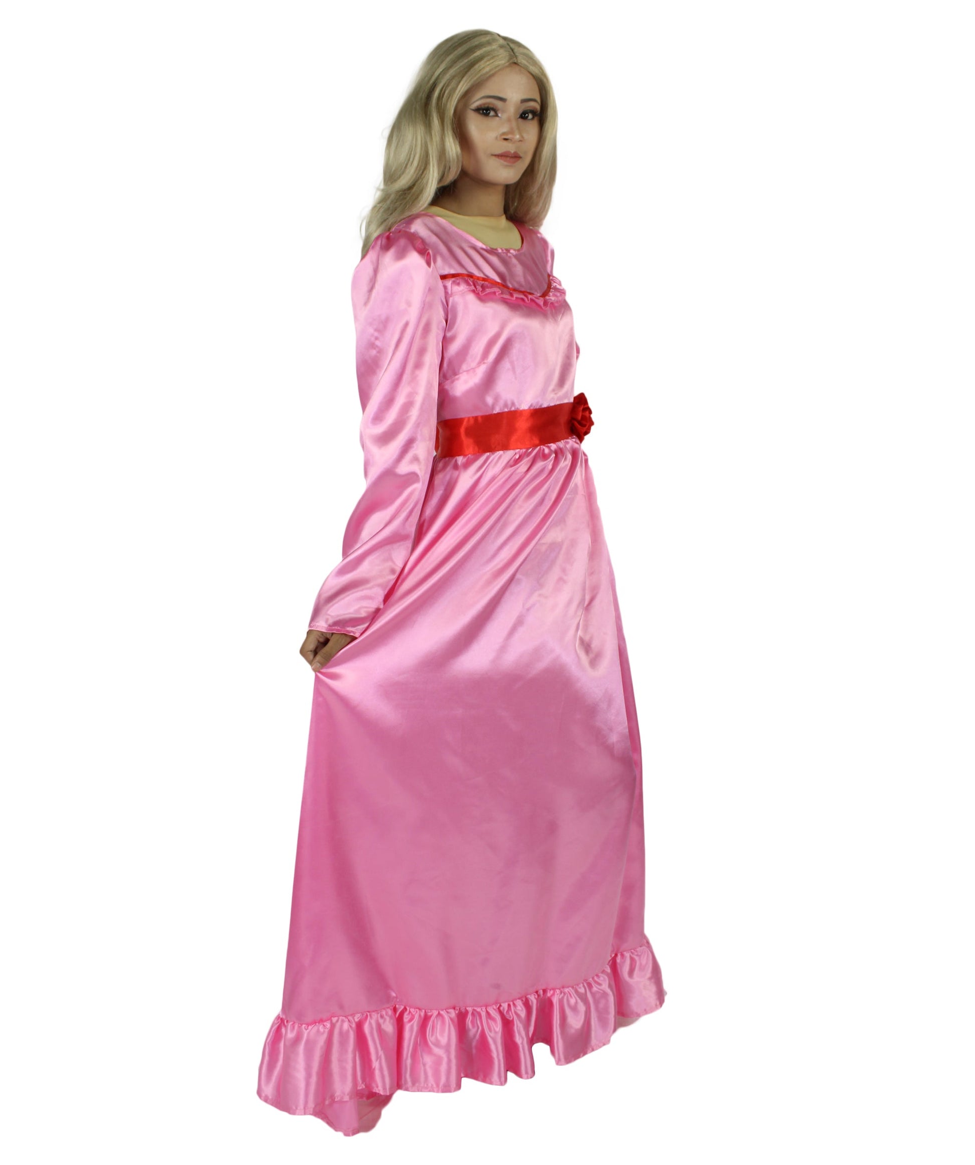 Pink Evil Doll Long Maxi Dress