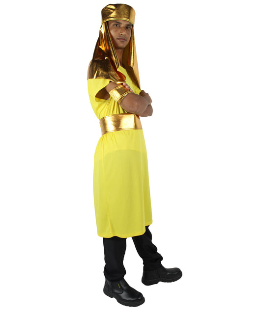 Yellow Egyptian Pharoh Costume 