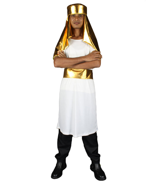 White Egyptian Pharoh Costume 