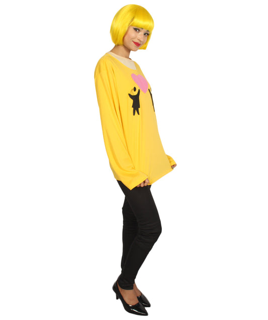 Yellow Valentine's Day Costume 
