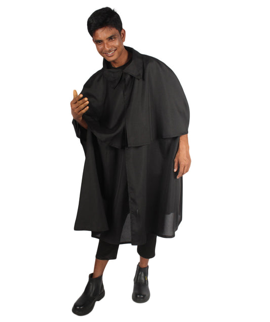 Men's Sherlock Holmes Cloak Cape Costume | Black Halloween Costume